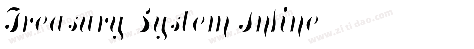 Treasury System Inline字体转换